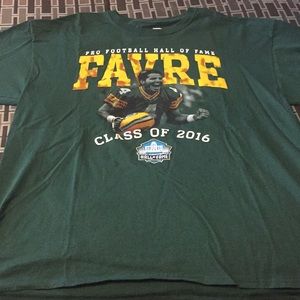 Brett Favre Green Bay Packers NFL Hall of Fame